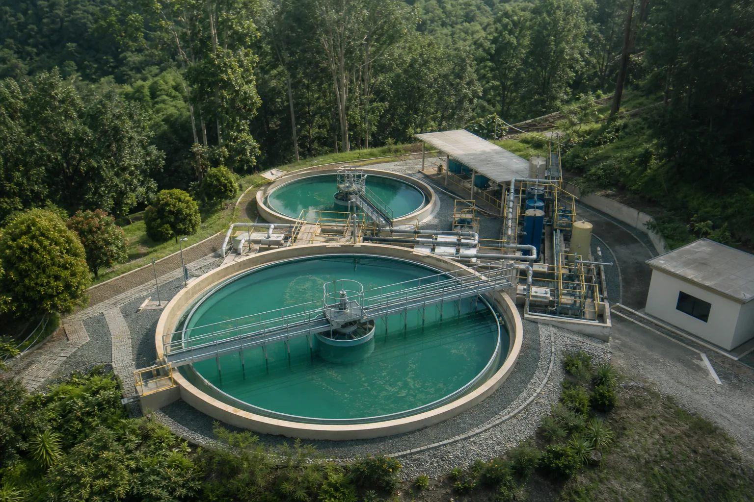 Planta de tratamiento y gestión de aguas para empresas en Medellín